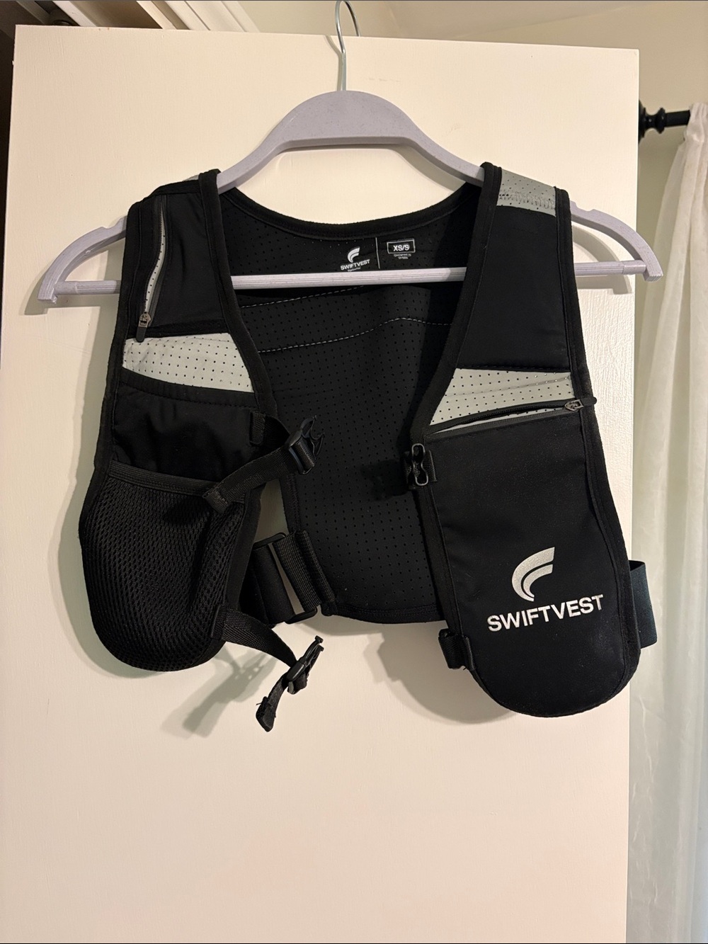 Black Hydration & Gear Running Vest